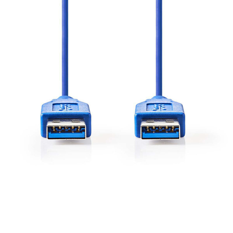 Load image into Gallery viewer, Nedis ccgp61000bu20 usb 3.0-kabel a male - a male 2,0 m blauw
