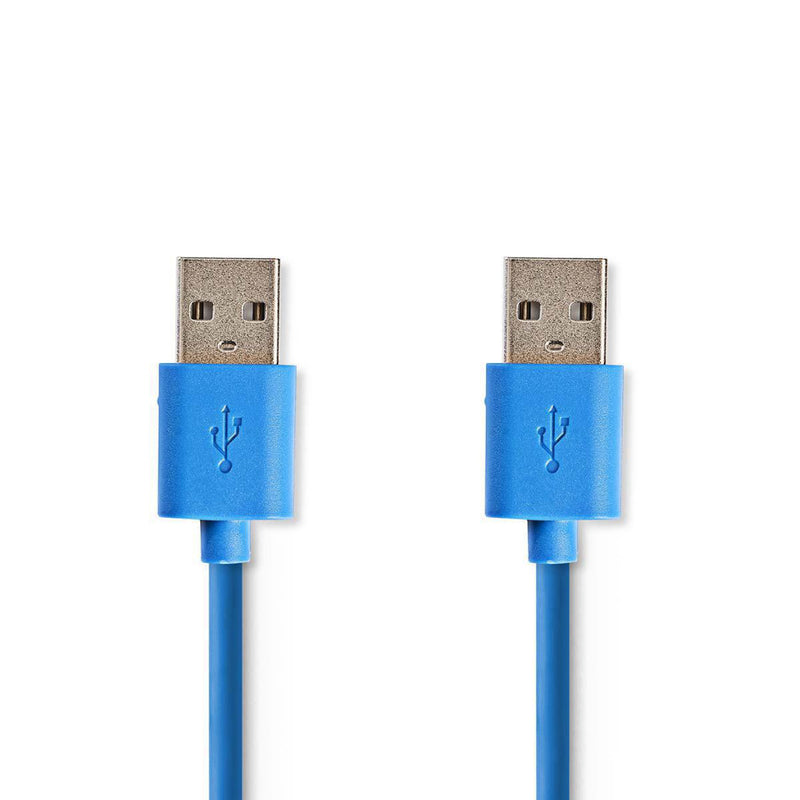 Load image into Gallery viewer, Nedis ccgp61000bu20 usb 3.0-kabel a male - a male 2,0 m blauw
