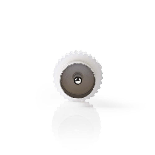 Nedis csgp40940wt coaxadapter iec (coax) male - iec (coax) male wit