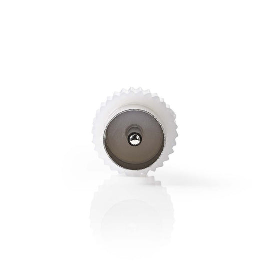 Nedis csgp40940wt coaxadapter iec (coax) male - iec (coax) male wit