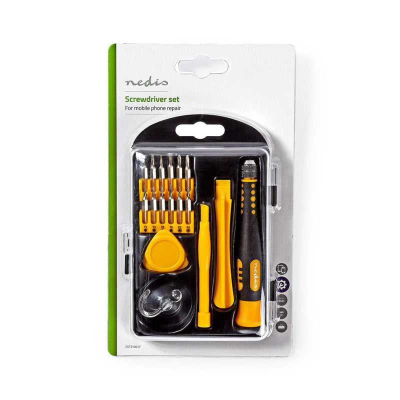Load image into Gallery viewer, Nedis csts10017 toolkit 17-in-1 voor reparatie van pc, smartphone en tablet
