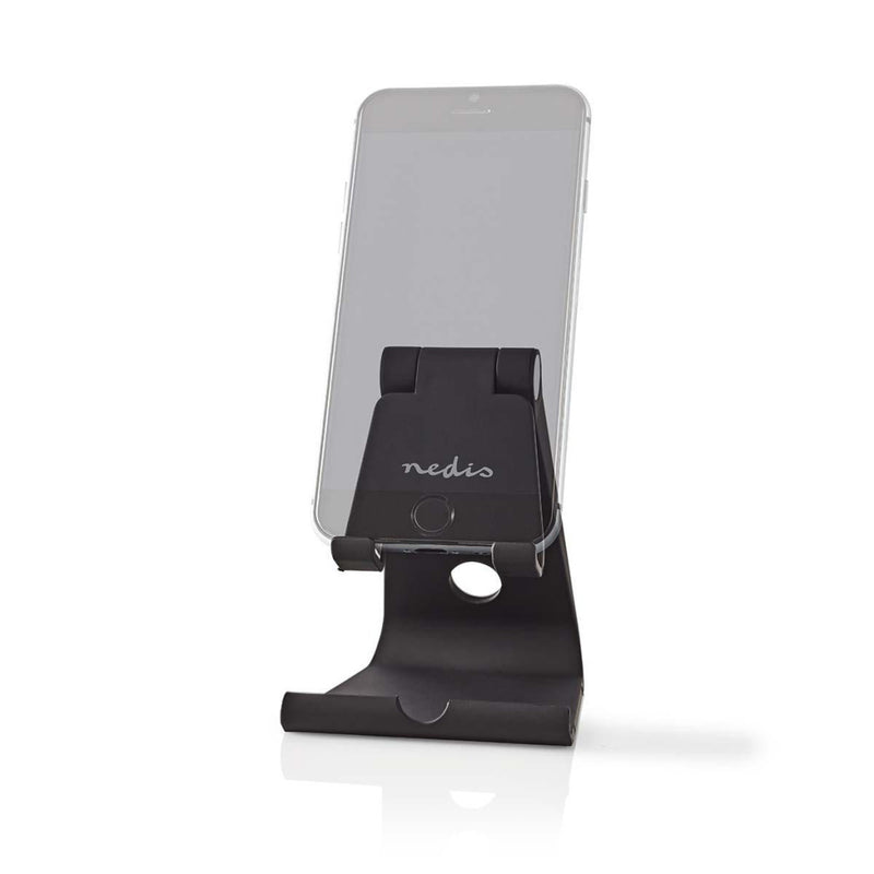 Load image into Gallery viewer, Nedis sdsd100bk smartphone tabletstandaard instelbaar zwart
