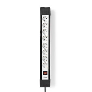 Nedis stekkerdoos exso830f1pro wit, zwart