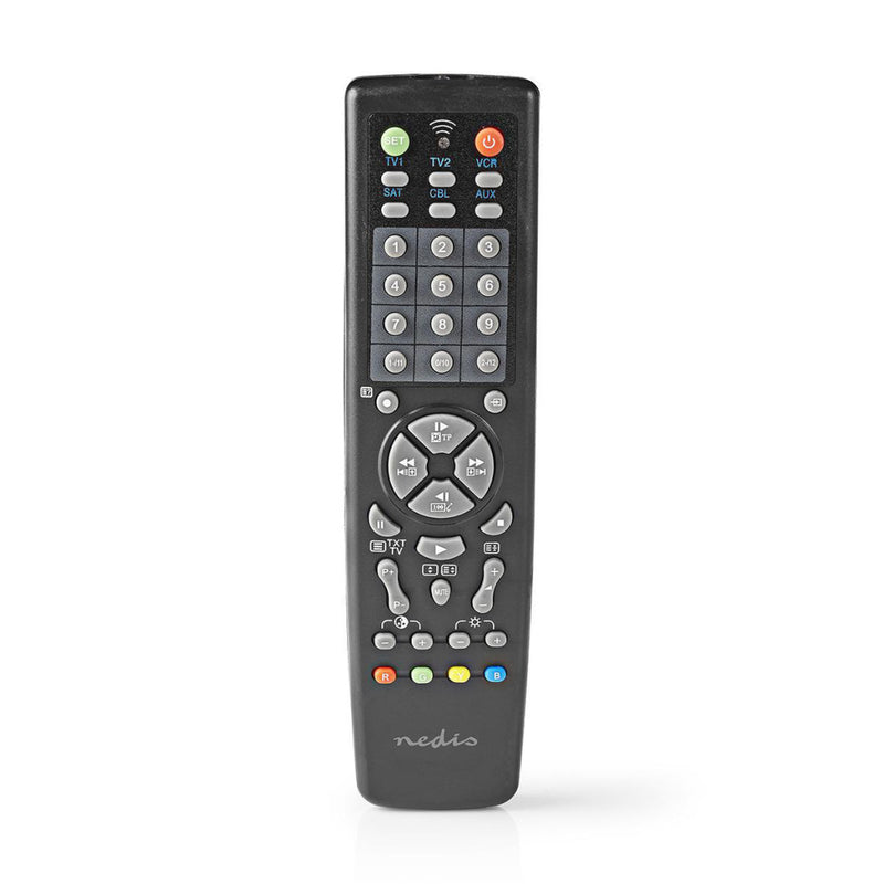 Load image into Gallery viewer, Nedis tvrc2100bk universele afstandsbediening voorgeprogrammeerde bedien 10 apparaten
