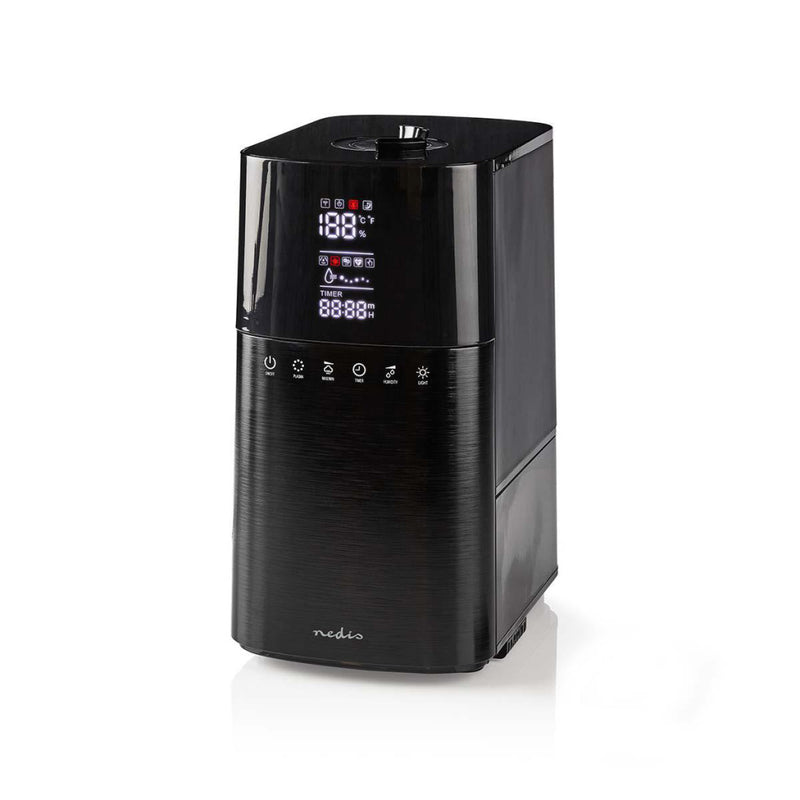 Load image into Gallery viewer, Nedis humi130cbk luchtbevochtiger 6 l hygrometer afstandsbediening zwart
