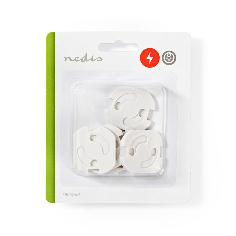 Load image into Gallery viewer, Nedis prevpc10wt beschermer voor wandcontactdoos type-f (schuko)
