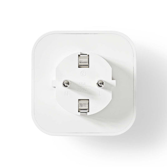 Nedis wifip130fwt wi-fi smart plug schuko type f 10 a