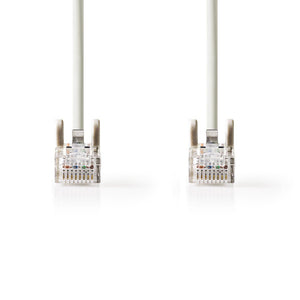 Nedis ccgt85000gy20 cat 5e utp-netwerkkabel rj45 (8p8c) male - rj45 (8p8c) male 2,0 m grijs