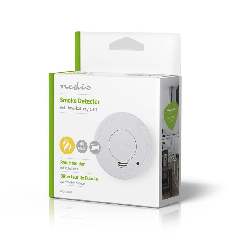 Load image into Gallery viewer, Nedis DTCTS30WT Rookmelder En14604 Lage Batterijspanningsalarm
