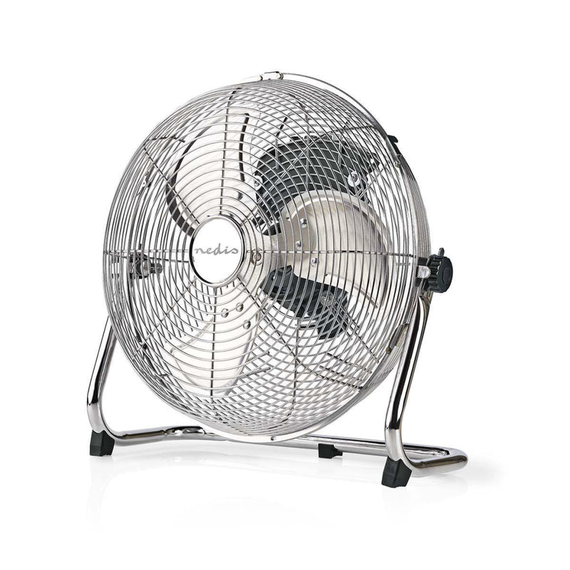 Load image into Gallery viewer, Nedis fnfl10ccr30 vloerventilator diameter 30 cm 3 snelheden chroom
