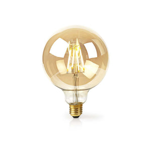Nedis wifilf10gdg125 wi-fi smart led-lamp met filament e27 125 mm 5 w 500 lm