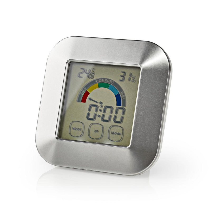Load image into Gallery viewer, Nedis katr105si hygrometer temperatuurmeter tijd touch-screen
