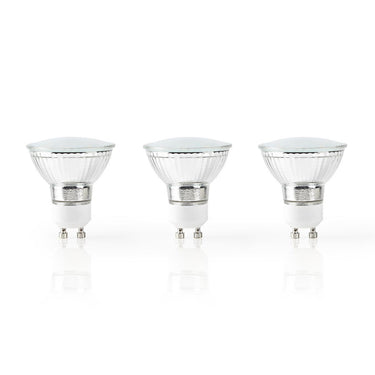 Nedis wifilw30crgu10 wi-fi smart led-lamp warm tot koel wit gu10 3-pack
