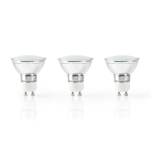 Nedis wifilw31crgu10 wi-fi smart led-lamp warm wit gu10 3-pack