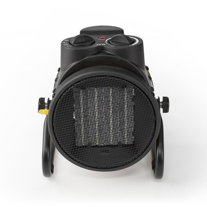 Load image into Gallery viewer, Nedis htif20fyw industri euml;le keramische ventilatorkachel thermostaat 3 standen 2000 w geel
