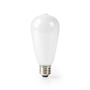 Nedis wifilf11wtst64 wi-fi smart led-lamp e27 st64 5 w 500 lm wit