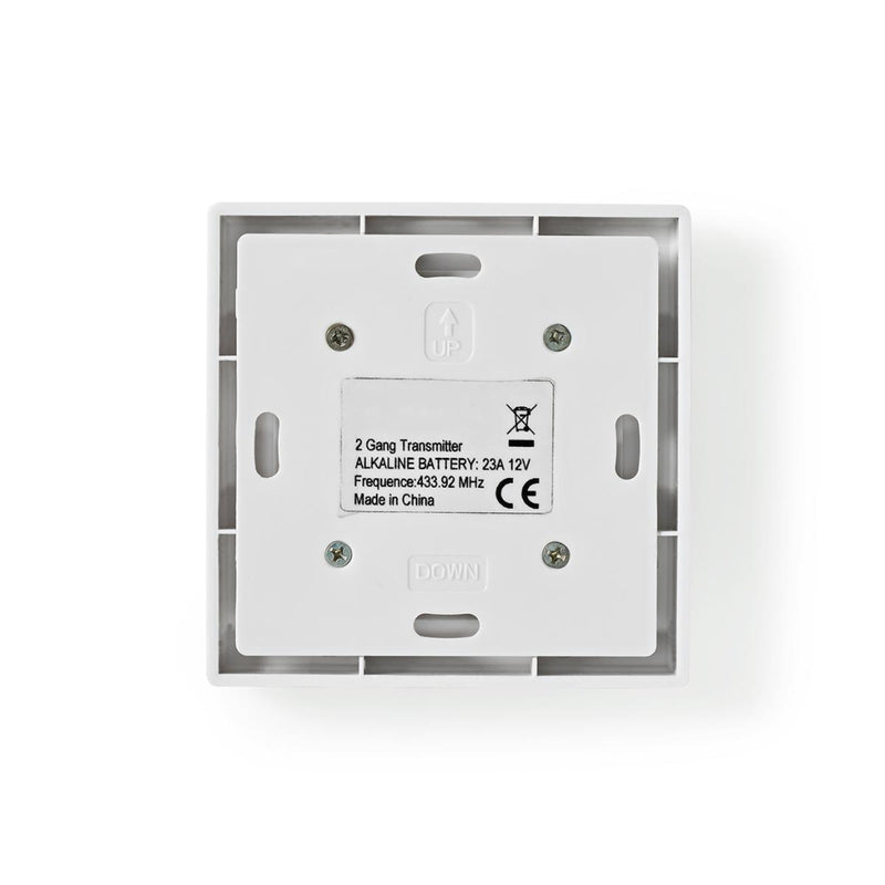 Load image into Gallery viewer, Nedis rfws20wt rf smart lichtschakelaar tweevoudig
