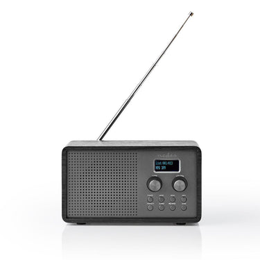 Nedis rddb5110bk dab+ radio 4,5 w fm klok wekkerfunctie zwart