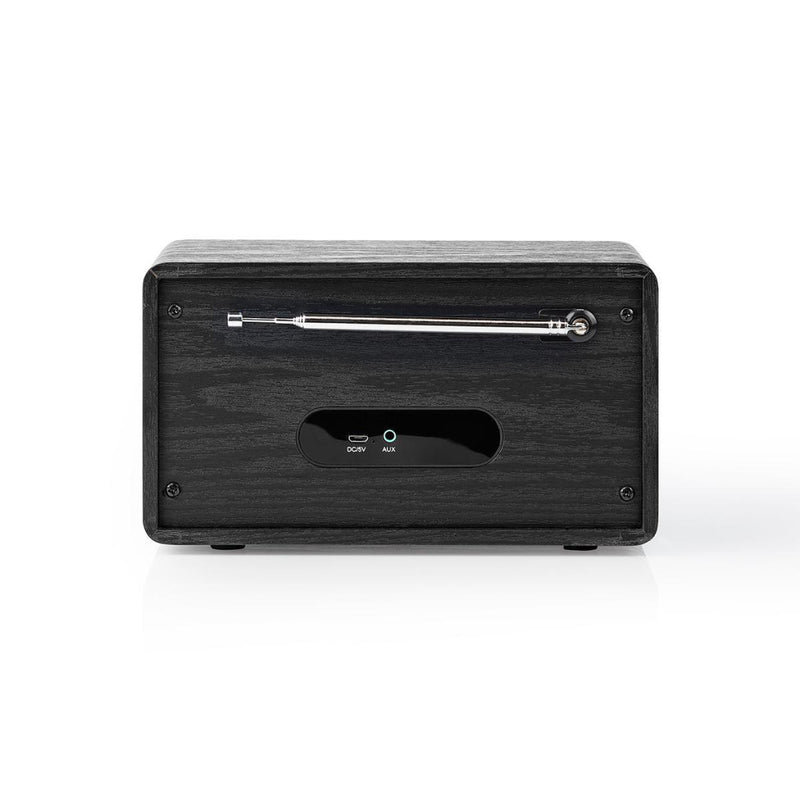 Load image into Gallery viewer, Nedis rddb5110bk dab+ radio 4,5 w fm klok wekkerfunctie zwart

