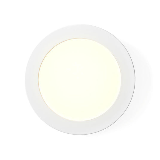 Nedis WIFILAW10WT Wi-fi Plafondlamp Rond Diameter 17 Cm Warm Tot Koel Wit 800 Lm 12 W Slank Design Aluminium