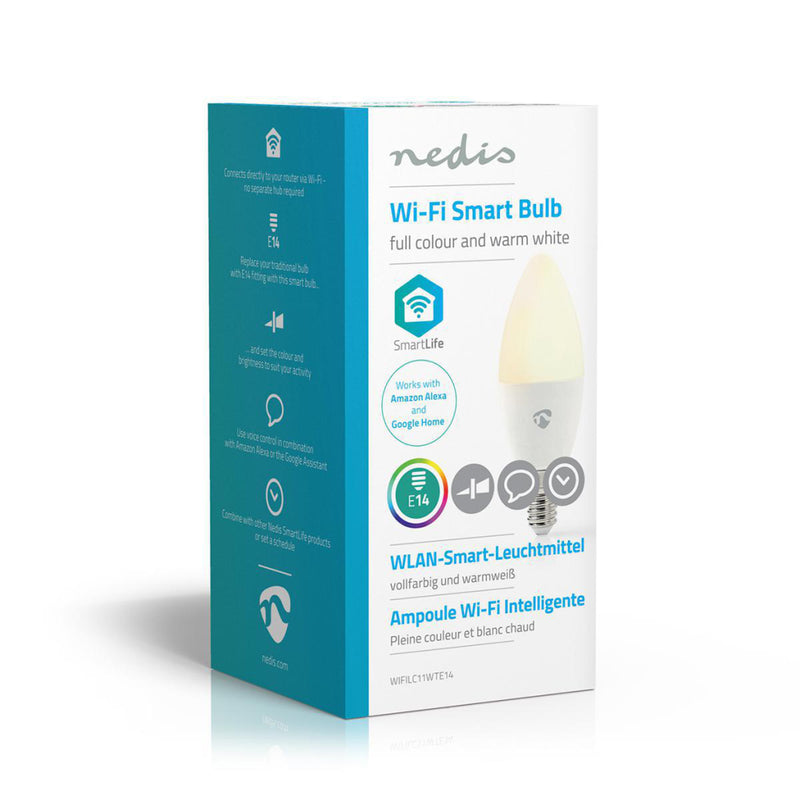 Load image into Gallery viewer, Nedis wifilc11wte14 wi-fi smart led-lamp full colour en warm-wit e14
