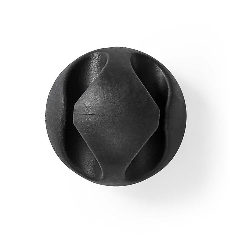 Load image into Gallery viewer, Nedis cmgc20026bk kabelmanagement kabelclip click go 6 stuks aantal slots: 2 sleuven maximale kabeldikte: 5.3 mm tpe zwart
