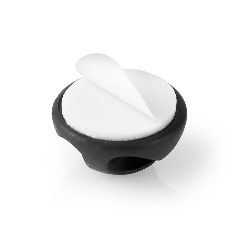 Load image into Gallery viewer, Nedis cmgc20026bk kabelmanagement kabelclip click go 6 stuks aantal slots: 2 sleuven maximale kabeldikte: 5.3 mm tpe zwart
