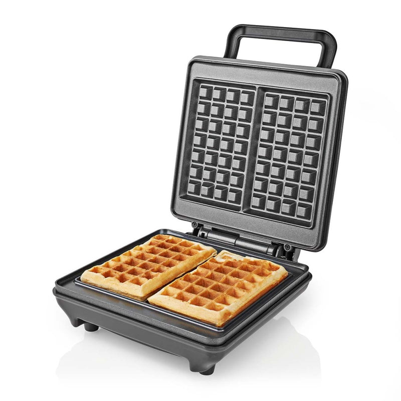 Load image into Gallery viewer, Nedis KAWP210FBK Wafelijzer Belgische Wafels 22 X 12.5 Cm 1200 W Automatische Temperatuurregeling Aluminium
