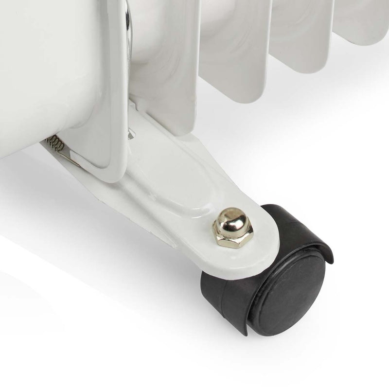 Load image into Gallery viewer, Nedis htoi30wt11 mobiele olieradiator 1000 1500 2500 w 11 vinnen instelbare thermostaat 3 warmte standen omvalpreventie wit
