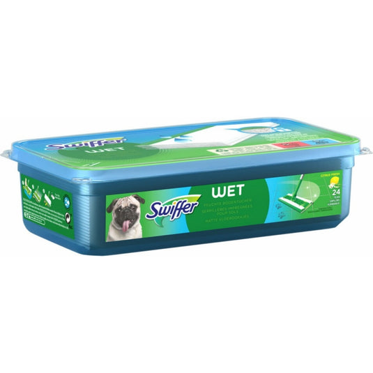 Swiffer wet vloerwisser doekjes citrus fresh 24 stuks
