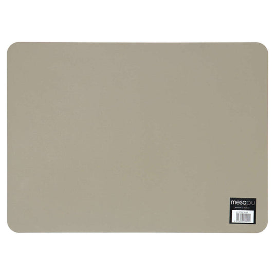 Mesapiu mesapiu placemat lederlook taupe 45x33 cm