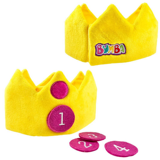 Bumba verjaardagskroon met afneembare leeftijden, 5dlg.
