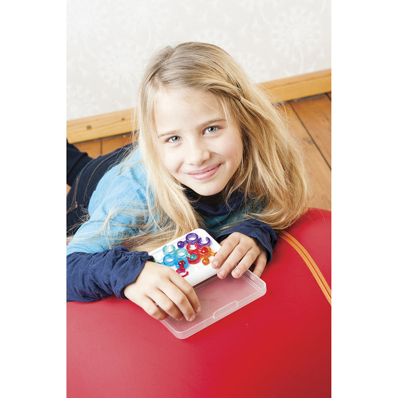 Afbeelding laden in galerijviewer, Smartgames iq link - logisch denkspel reispuzzel - 120 opdrachten met ringsysteem - educatief solospel voor kinderen en volwassenen - vanaf 8 jaar
