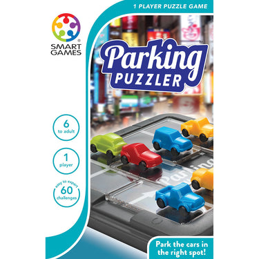 Smartgames - parking puzzler - 60 opdrachten - breinbreker - auto's - reisspel