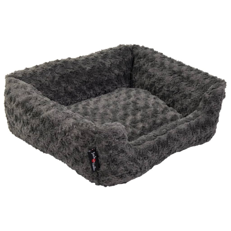 Load image into Gallery viewer, Jack and vanilla jack and vanilla huisdierenbank softy xs 50x43x17 cm rosette grijs

