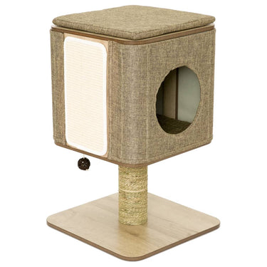 Jack and vanilla jack and vanilla kattenmeubel molly 42x42x67 cm bruin