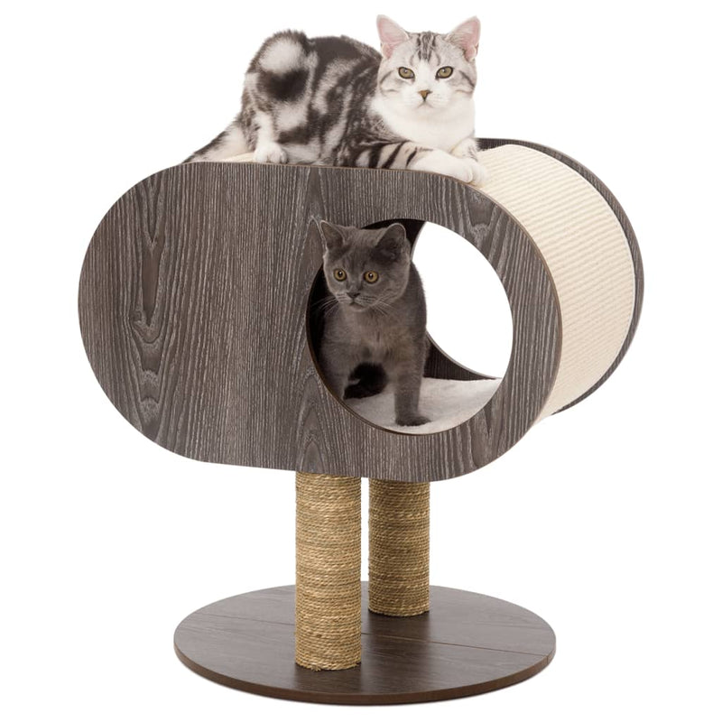 Load image into Gallery viewer, Jack and Vanilla Jack and Vanilla Kattenmeubel cocon Molly 48x48x62 cm grijs
