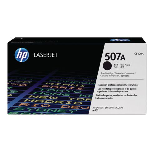 Tonercartridge hp ce400a nr. 507a zwart