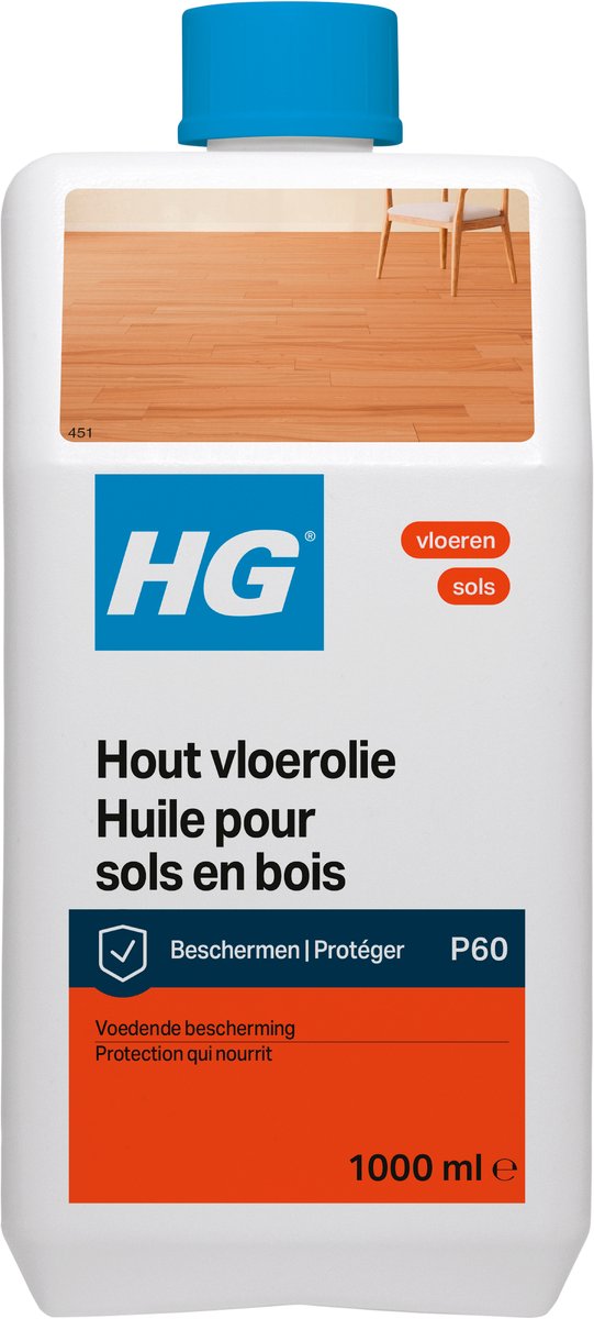 Afbeelding laden in galerijviewer, Hg hout vloerolie (product 60) 1l
