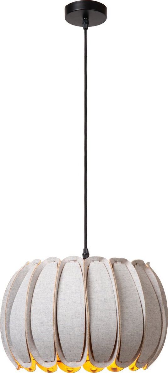 Lucide spencer - hanglamp - ø 30 cm - 1xe27 - grijs