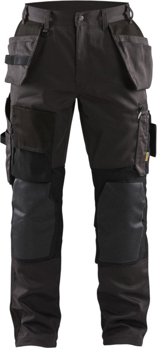 Blåkläder blaklader werkbroek met kevlar en stretch 1554-1860 - donkergrijs zwart - c56