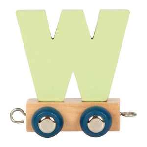 Small foot - houten lettertrein polar - w