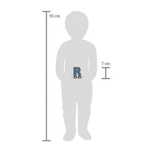 Small foot - houten lettertrein polar - r