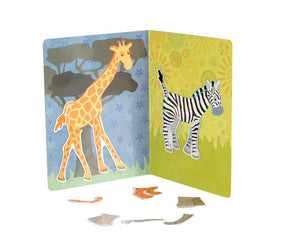 Egmont magneetpuzzel dieren. 18x13 cm. 3