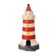 Egmont lamp vuurtoren rood-wit. 17x35 cm
