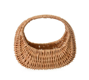 Egmont rieten mand ovaal ca. 19x18x12 cm