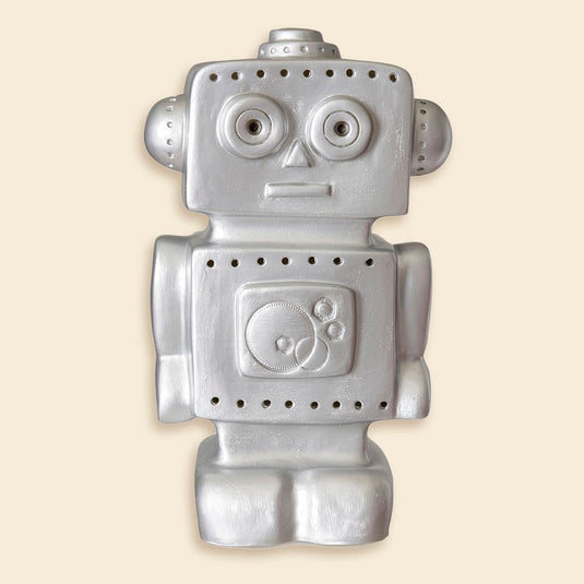 Egmont lamp robot zilver. 33x18x10