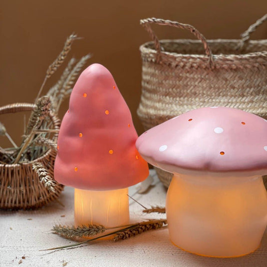 Egmont lamp paddenstoel vintage roze+dim