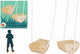 Egmont houten loopklossen 14 x 14 x 8 cm
