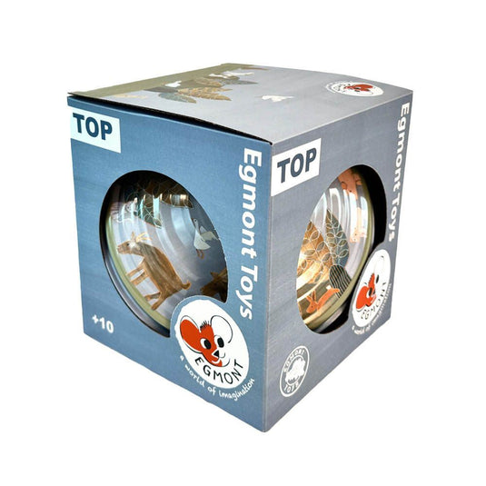 Egmont bromtol metaal platteland. 18 cm.